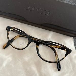 Oliver People’s frames Lilla cocoa brown tortoise glasses cat eye petite 50
